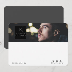 Professional Casual Modern Photography Card