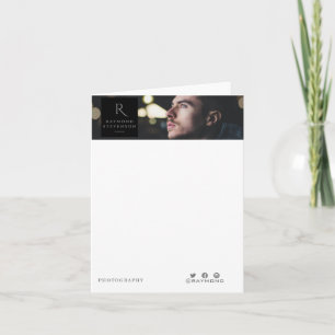 Professional Casual Modern Photography Note Card