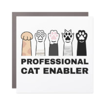 Professional Cat Enabler Magnet