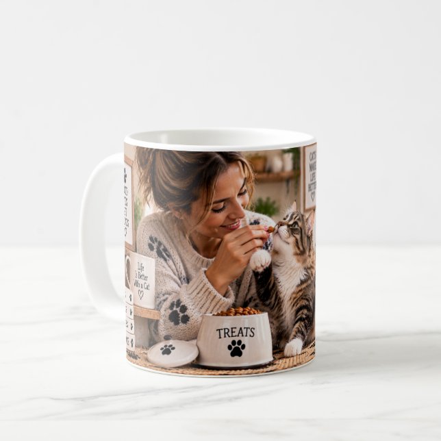 Professional Cat Spoiler Funny Cat Mug (Front Left)
