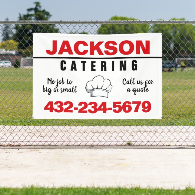 Professional Catering Service Banner (Insitu)