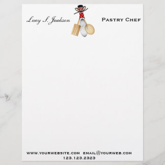 Professional Chef & Baker Letterhead Template