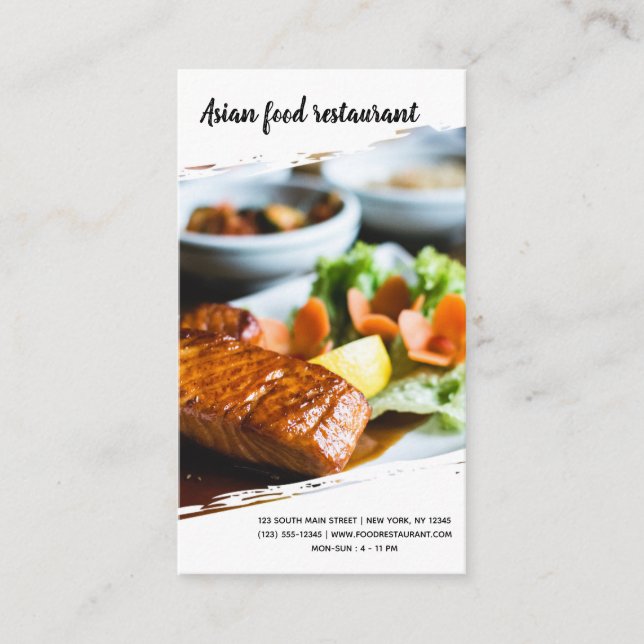 Professional Chef Business Card (Front)