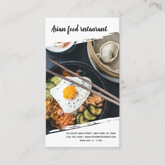 Professional Chef Business Card (Front)