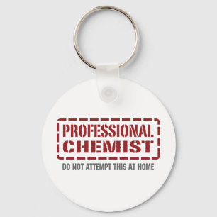 Professional Chemist Keychain