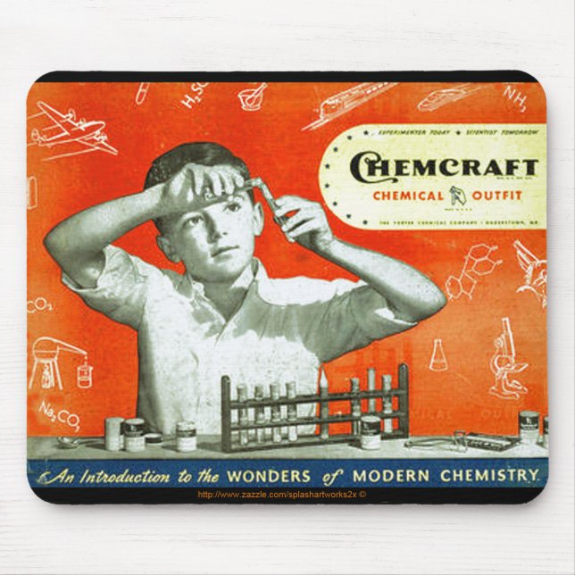 "Professional Chemistry Mousepad" Mouse Pad (Front)