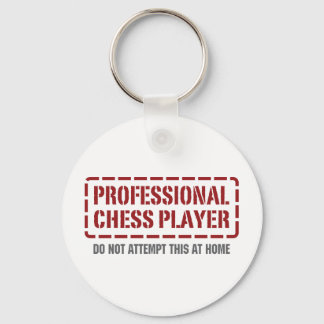 Professional Chess Player Keychain