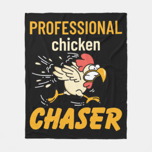 Professional Chicken Chaser Fleece Blanket