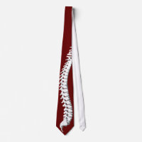 Professional Chiropractor Plain Red Tie