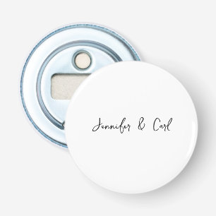 Professional Classic Calligraphy Minimalist Plain Bottle Opener