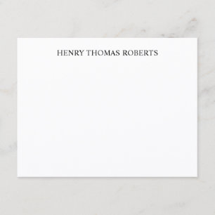 Professional Classic Elegant Minimal Monogram Name Card