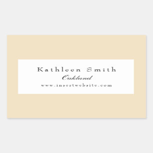 Professional Classic Vanilla Custard Edge Sticker