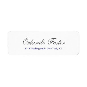 Professional Classical Grey Blue White Script