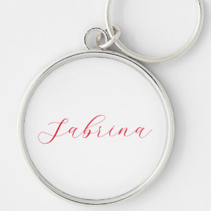 Professional classical handwriting name custom keychain