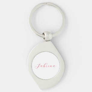 Professional classical handwriting name custom keychain