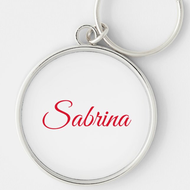 Professional classical handwriting name custom keychain (Front)