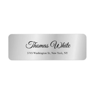 Professional Classical Plain Silver Grey