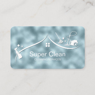 Professional Cleaning House Services Business Card