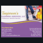 Professional Cleaning/Janitorial Housekeeping A4 Flyer<br><div class="desc">Boost publicity with these professional flyers (template) for house cleaning, housekeeping or janitor (janitorial) small business. These flyers are designed with purple text and a gold (faux) glitter colour on the front side with purple text on the back. Customize the flyers by adding or removing elements to suit your company's...</div>