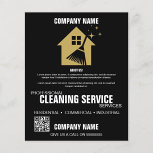 Professional Cleaning Service   Custom Business  Flyer