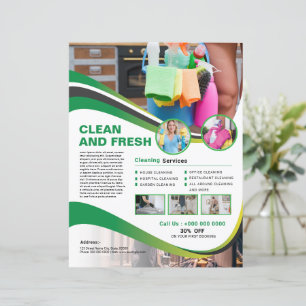 Professional Cleaning Service Flyer Template