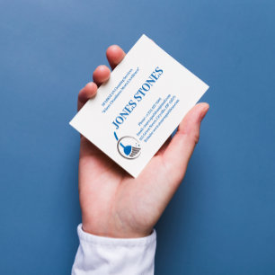 Professional Cleaning Service Info Business Card