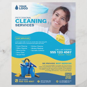 Professional Cleaning Services - (Template) Flyer
