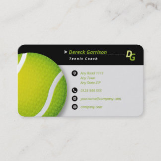 Professional Coach | Tennis Master Sport Business Card