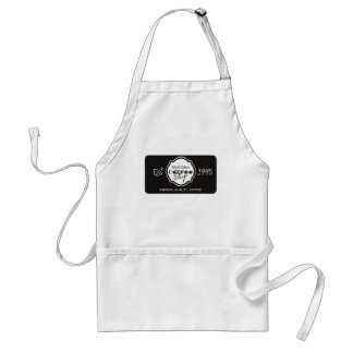 Professional Coffee Shop Personalized Logo Black  Standard Apron