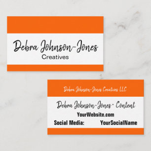 Professional Colourful Simple Striped Business Car Card