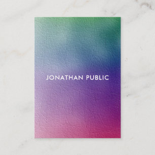 Professional Colourful Template Elegant Modern Business Card