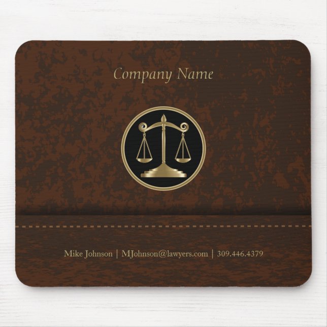 Professional Company Styled | Lawyers Mouse Pad (Front)