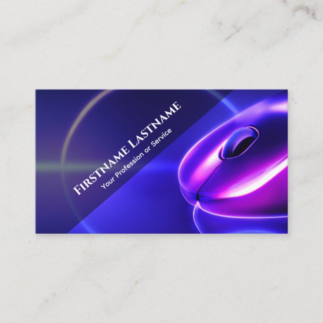 Professional computer hardware experts business card (Front)