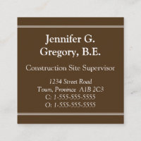 Professional Construction Site Supervisor
