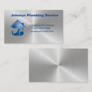 Professional Contractor Plumbing Service  Business Card