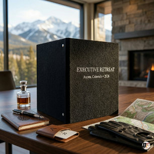 Professional Corporate Executive Retreat Custom Binder