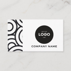 Professional Corporate Logo & QR Code Business Car Card