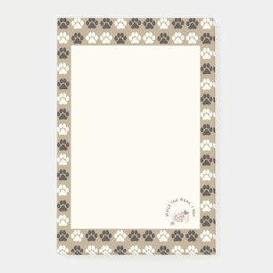 Professional Couch Tester – Cozy Paws Collection Post-it Notes