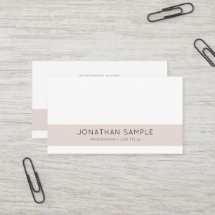 Professional Creative Design Company Modern Plain Business Card