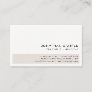 Professional Creative Elegant Colours Trendy Sleek Business Card