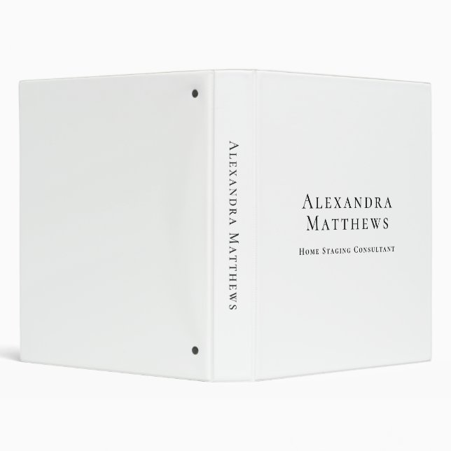 Professional Custom  Business Binder (Background)