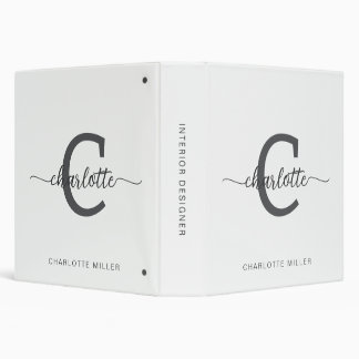 Professional Custom Business Binder