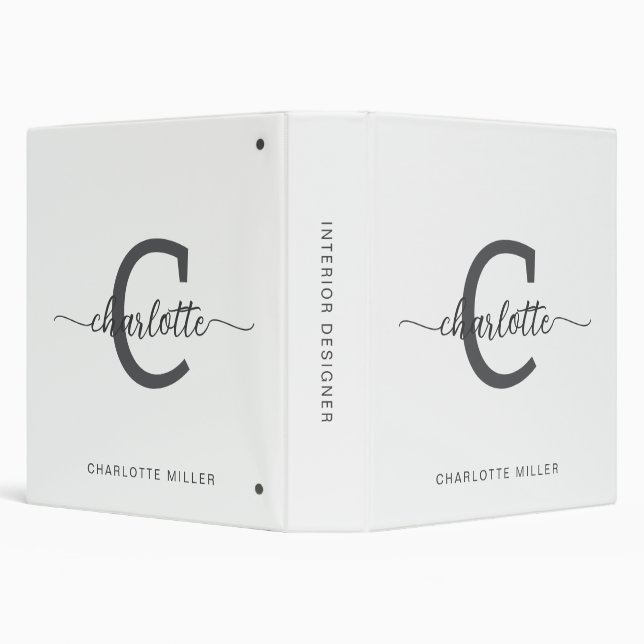 Professional Custom  Business Binder (Background)