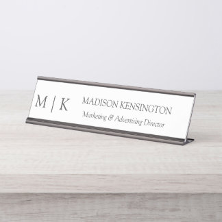 Professional Custom Business Desk Name Plate