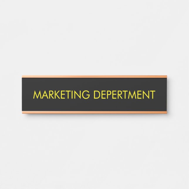 Professional Custom  Business Door Sign (Front)