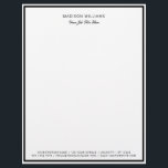 Professional Custom  Business Letterhead<br><div class="desc">Create your own personalizable business Products,  minimalist style which can be easily updated with your Photo and text. If you need any help personalizing this product,  please contact me using the message button below and I will be happy to help.</div>