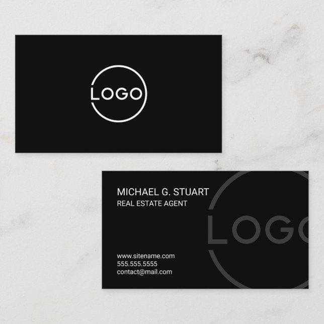 Professional Custom Business Logo Card (Front/Back)