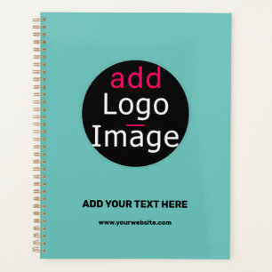 Professional Custom Business Logo Fresh Mint Hue Planner