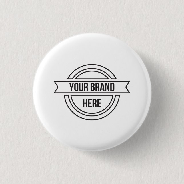 Professional Custom Business Logo Promotion 1 Inch Round Button (Front)