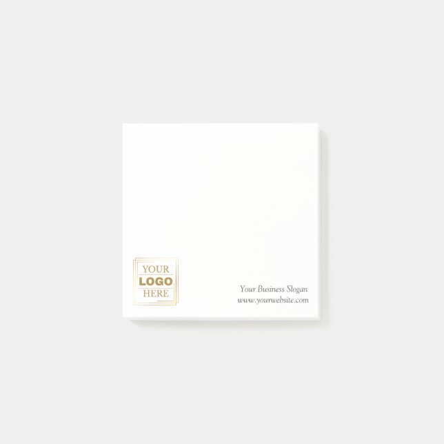Professional Custom  Business Post-it Notes (Front)